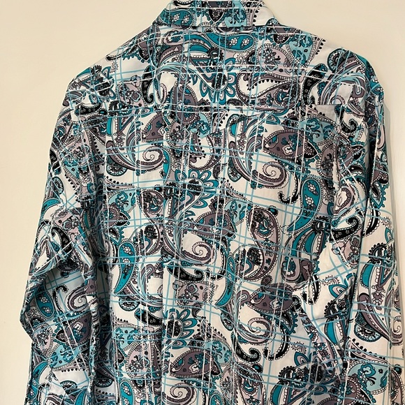 Sliver Star Optimo Turquoise & White Snap Down Lrg - Picture 4 of 4